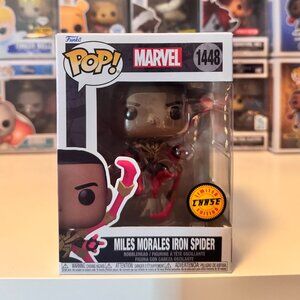 Miles Morales Iron Spider (Chase) #1448 Funko Pop! Vinyl: Marvel